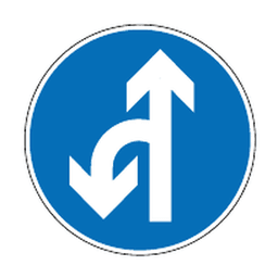 U-turn — Saudi road sign